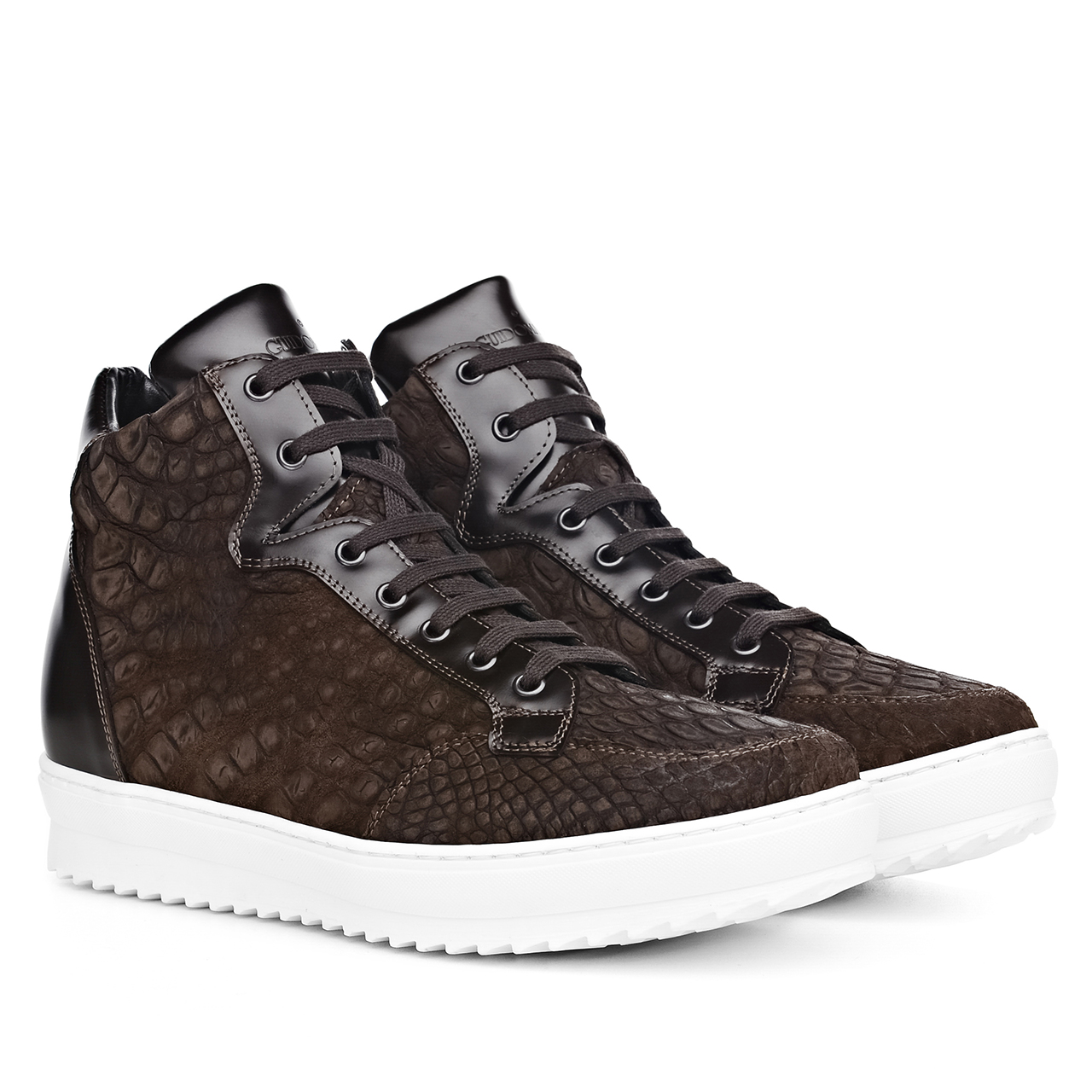Ecuador - Elevator Sneakers in Mix of leathers from 2.4 to 4 inches