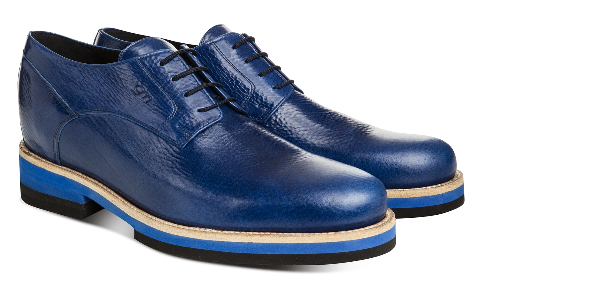 FABRIANO -Derby scarpe rialzate in fino a 12 cm più alto