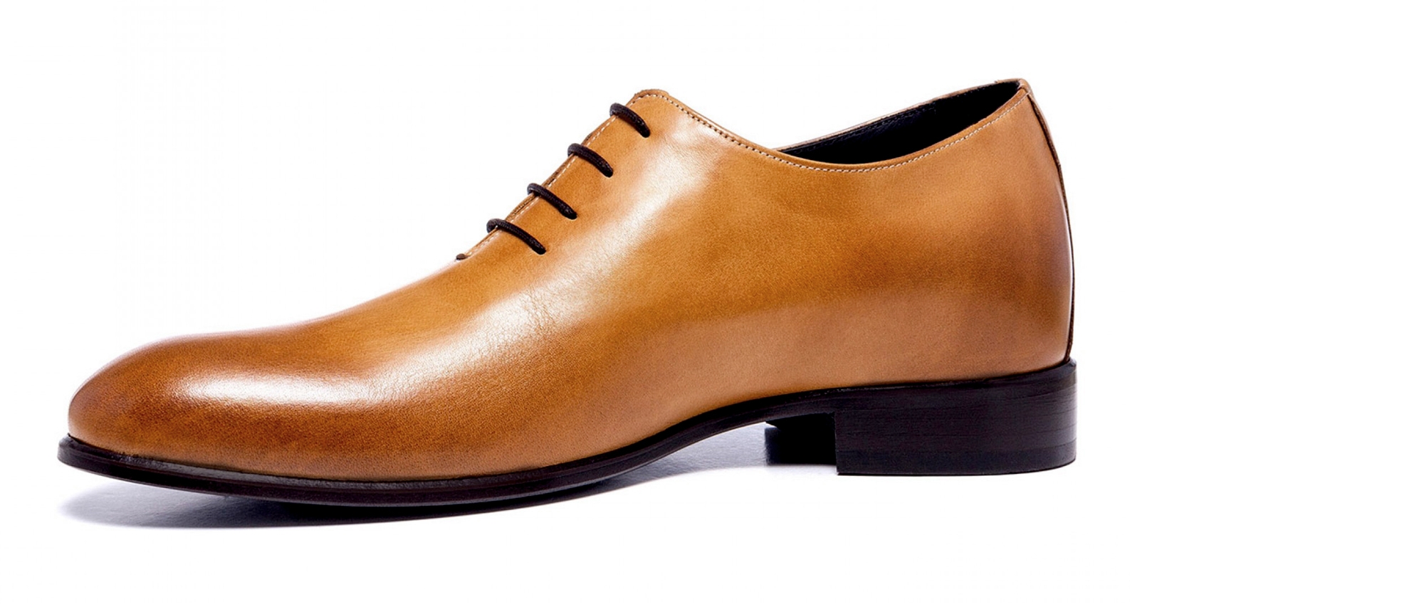 Doha - Chaussures Classiques rehaussantes en Cuir Pleine Fleur jusqu'à 6 cm en plus