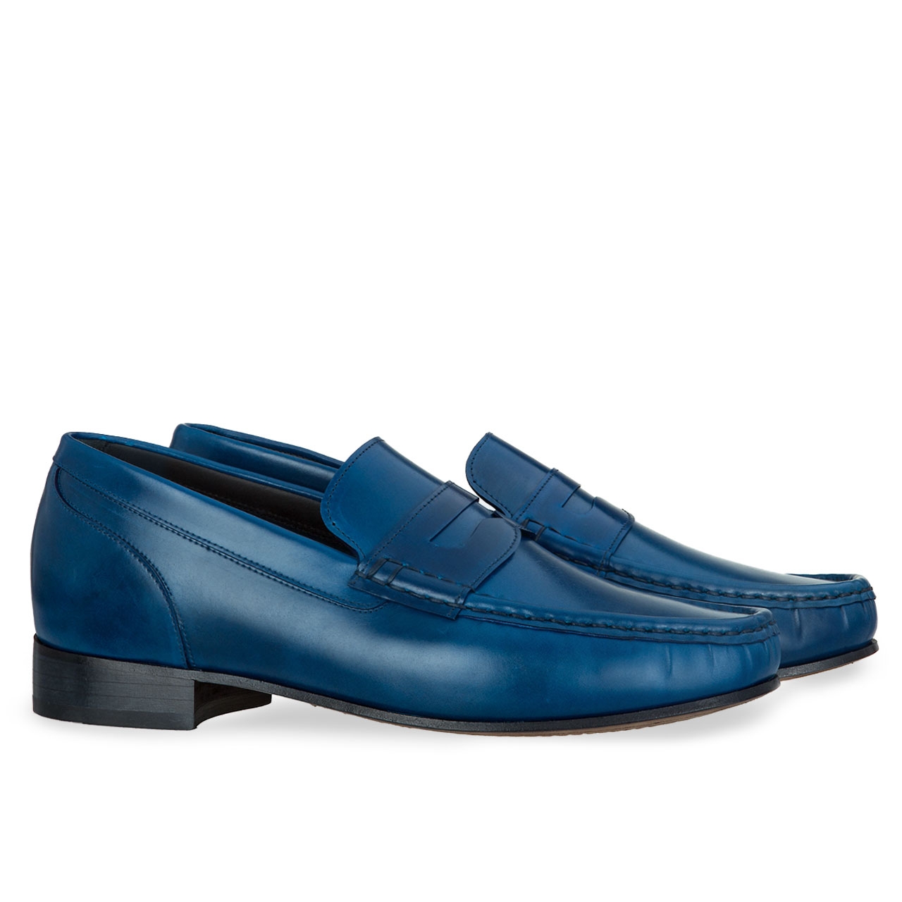 Ithaca - Elevator Loafers in Shell cordovan Leather up to 2.6 inches
