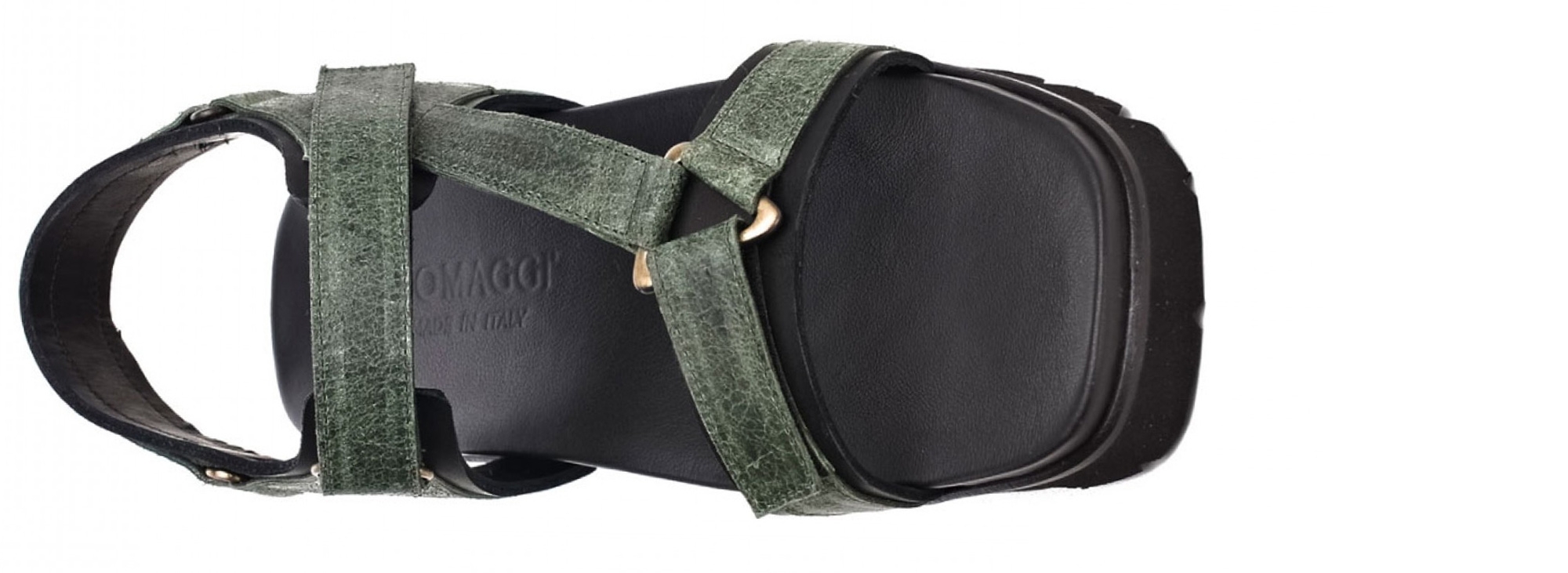 Montego Bay -sandali con rialzo in Pelle fino a 6 cm più alto