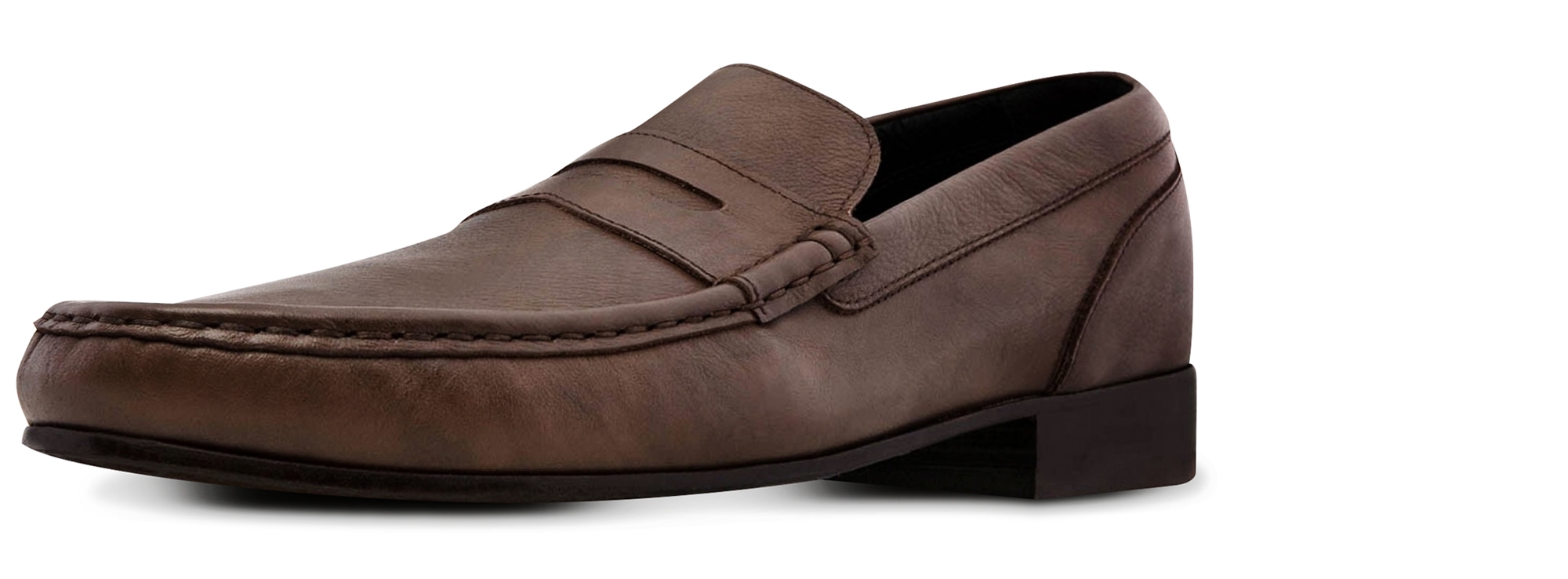 AREZZO - MOCASSINI SCARPE RIALZANTI IN PELLE PIENO FIORE DA 6 A 8 CM PIÙ ALTO
