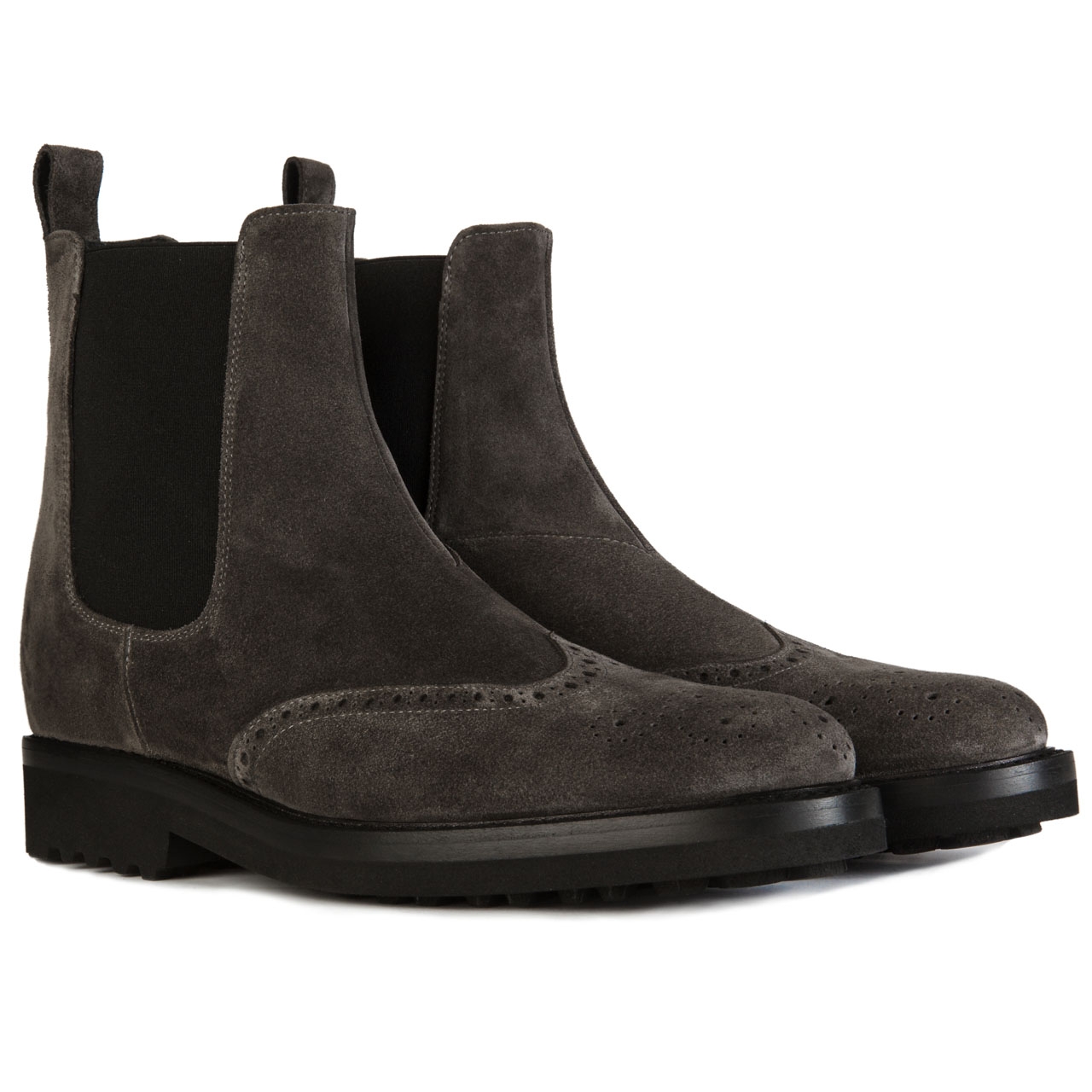 Aquila - Chelsea Boots rehaussantes en Cuir Daim de 6 cm à 10 cm en plus