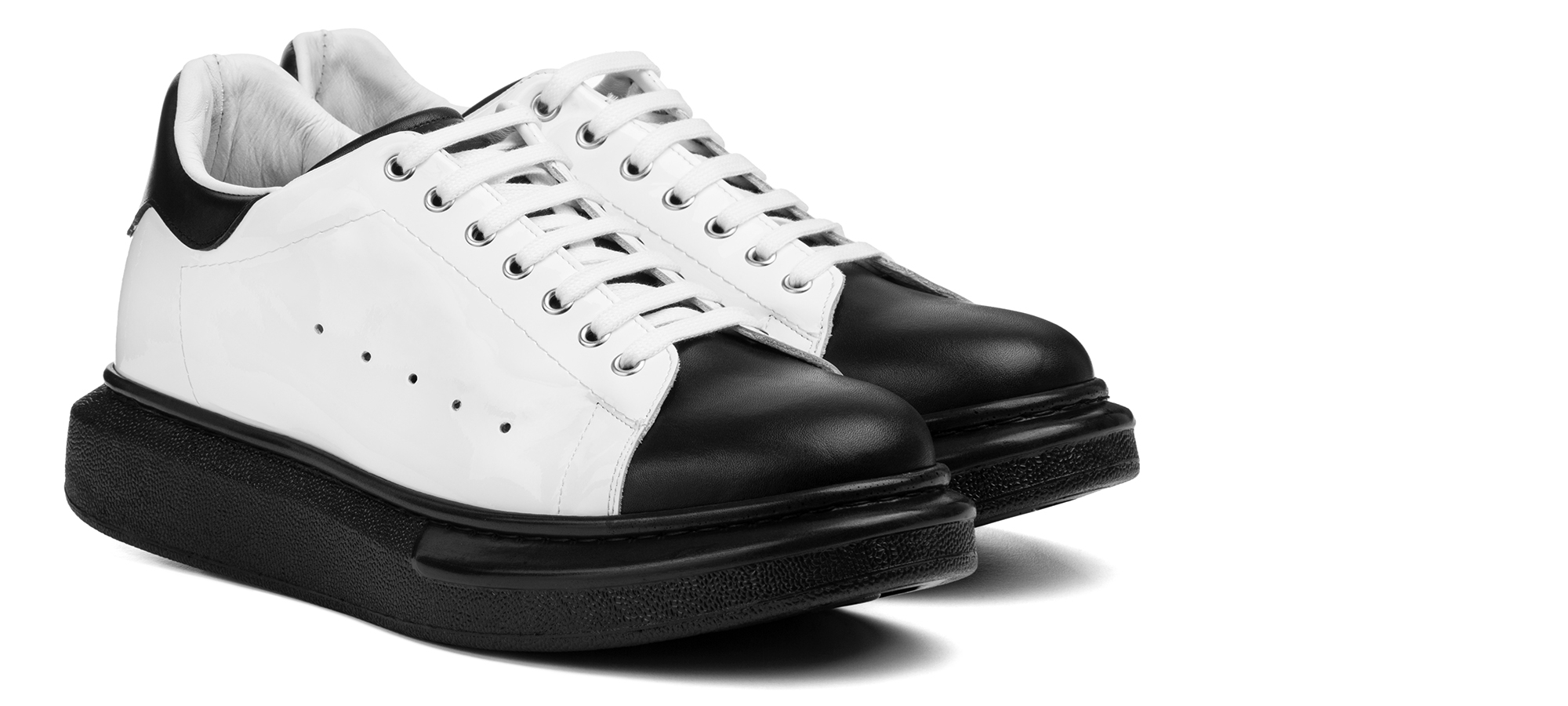 Penang - Sneakers rialzanti da uomo in Mix Pelle da 6 a 8 cm più alto