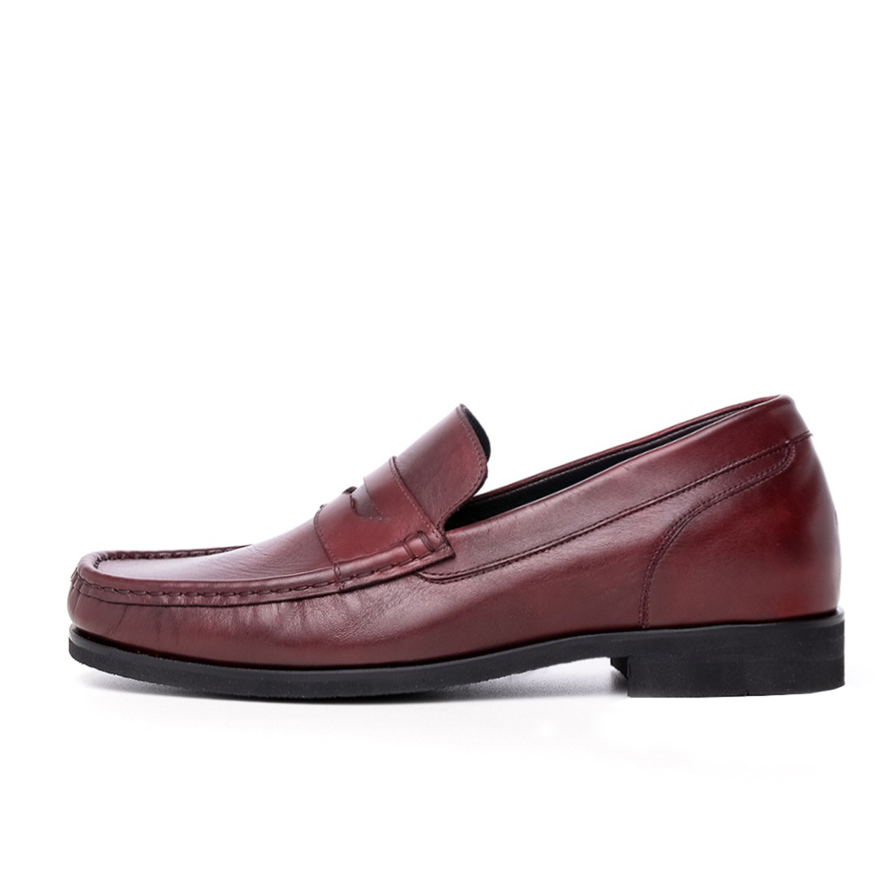 Bari - Mocassins rehaussants en Cuir Plein Fleur jusqu'à 6,5 cm en plus