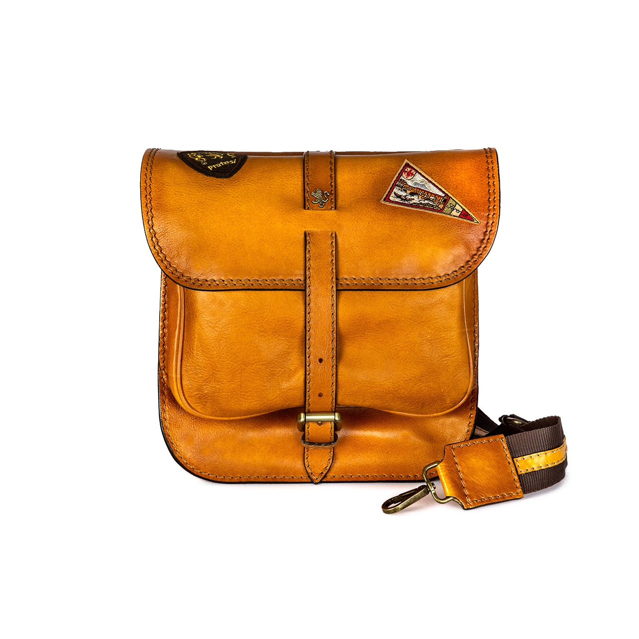 Bisaccia Cognac - Backpack in Vegetable-tanned Leather