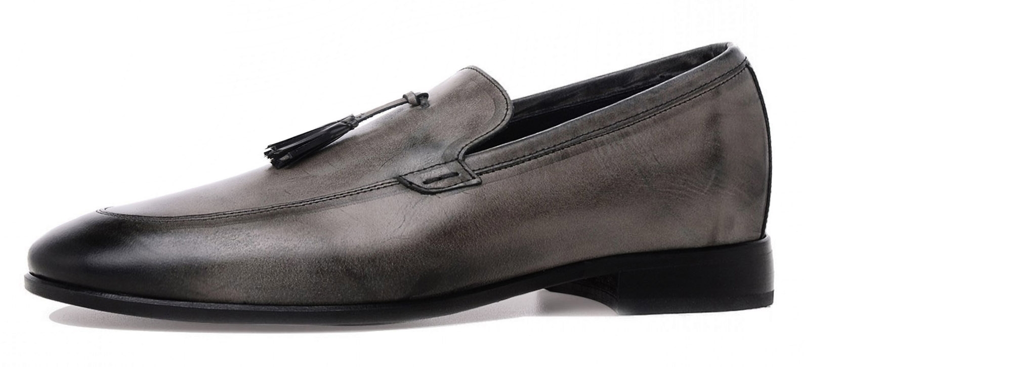 Bolzano - Mocassini con rialzo interno in Pelle fino a 6,5 cm più alto
