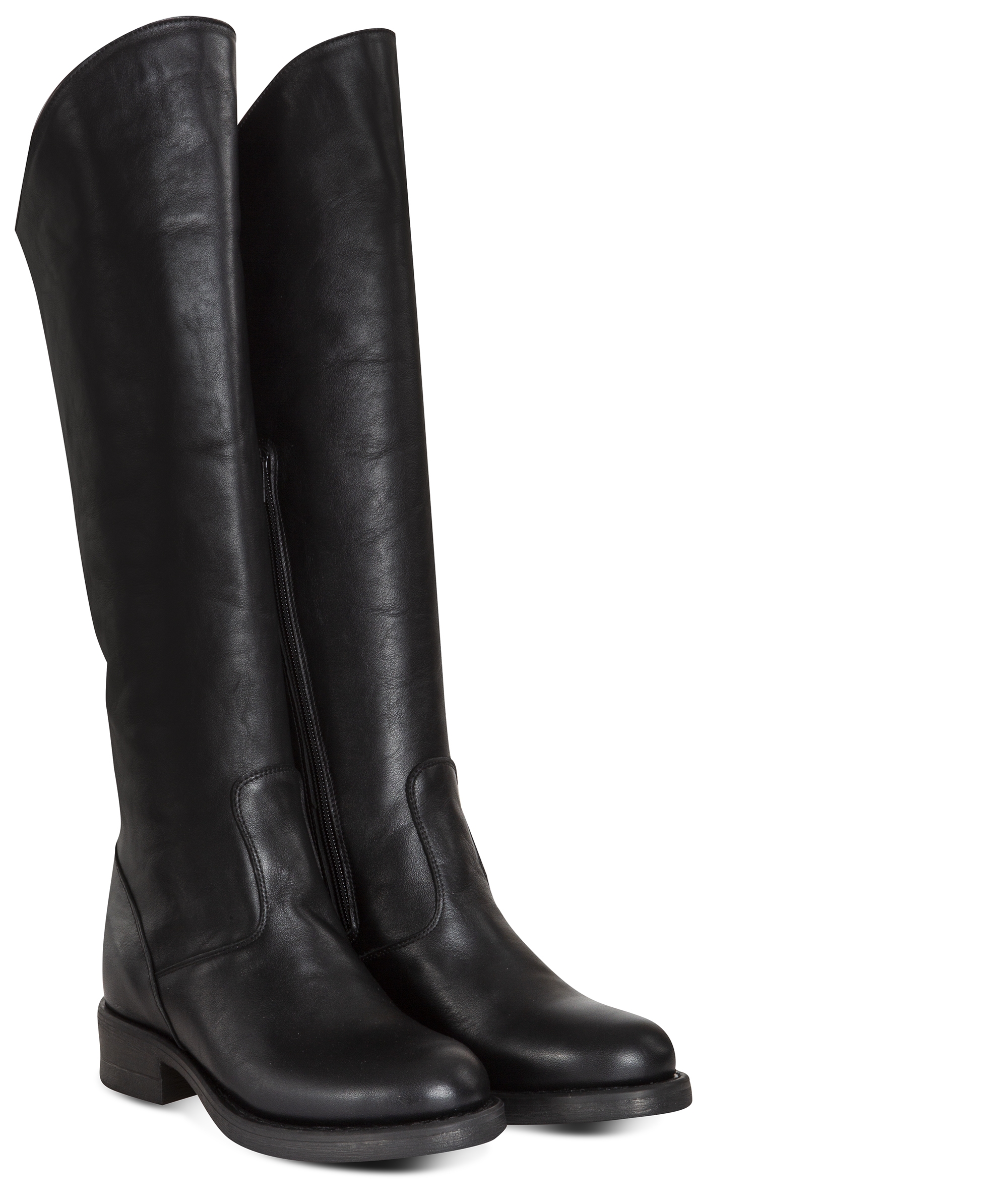 Amy - Elevator Boots in Mix of leathers from 2.4 to 3.1 inches