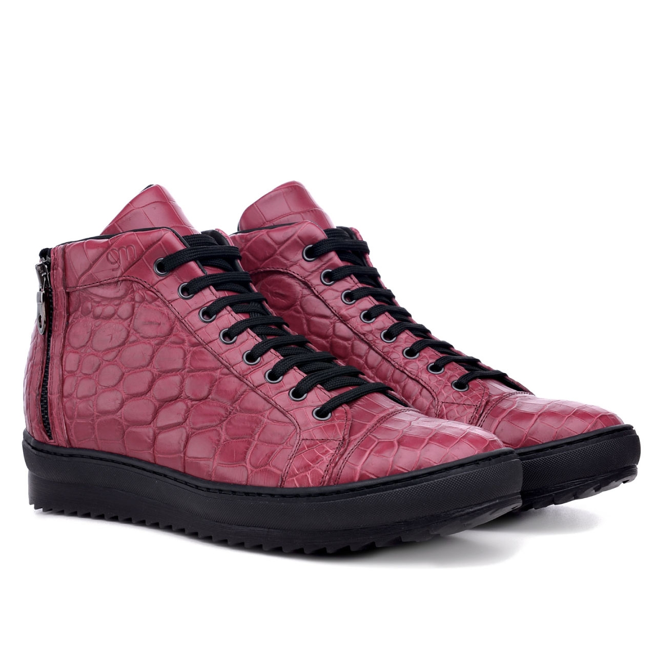 Roseau - Elevator Sneakers in Leather plus from 2.4 to 3.1 inches