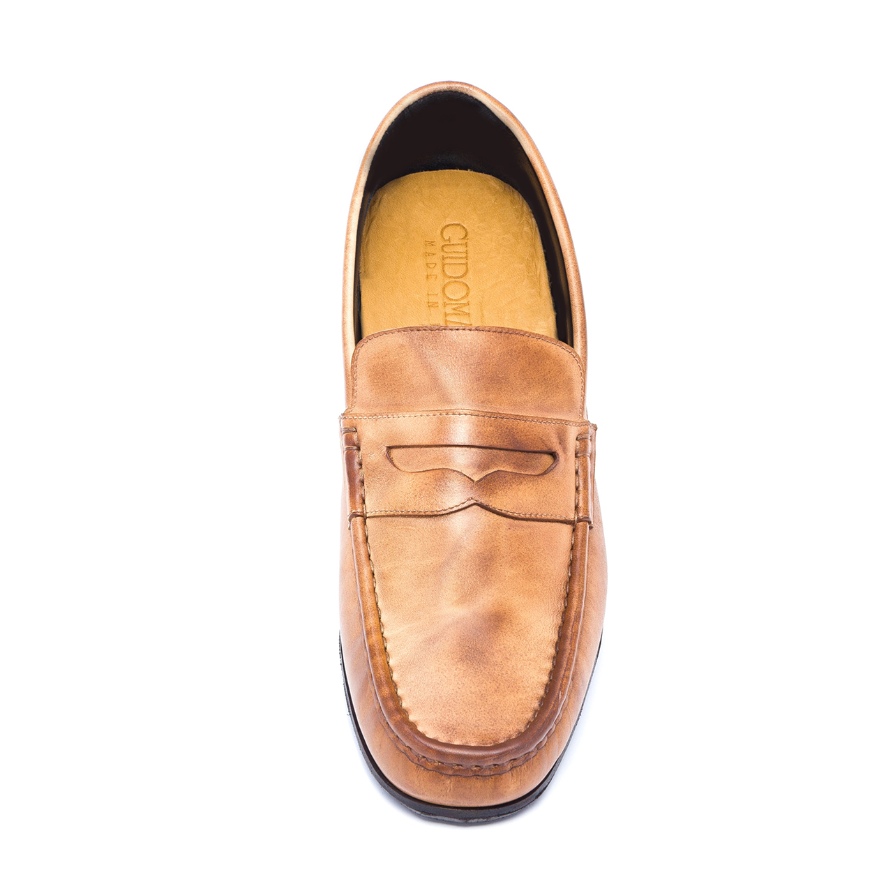  Oman - Elevator Loafers in Full grain Leather up to 2.6 inches