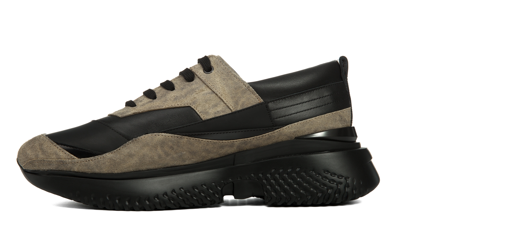 Jupiter - Elevator Sneakers in Mix of leathers from 2.4 to 4 inches