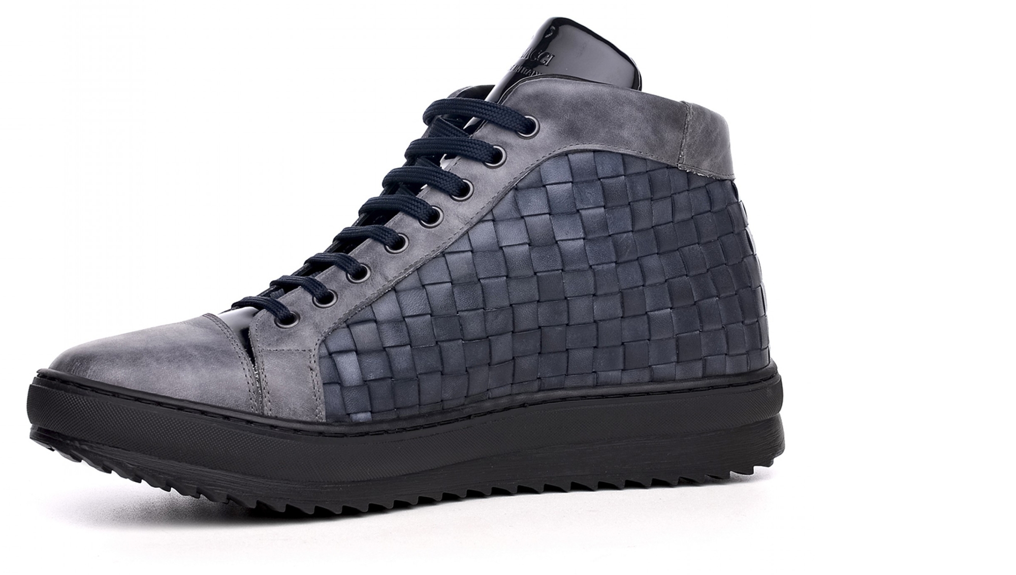 Kyoto - Elevator Sneakers in Mix of leathers from 2.4 to 3.1 inches