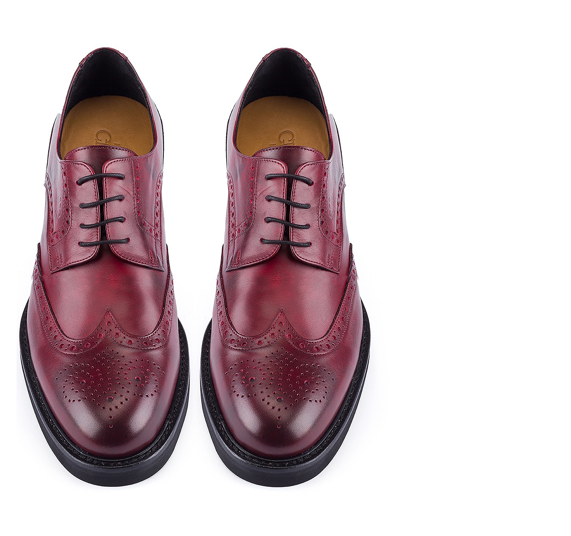 Andalucìa - Classiques chaussures rehaussantes en Cuir Pleine Fleur de 6 cm à 8 cm en plus