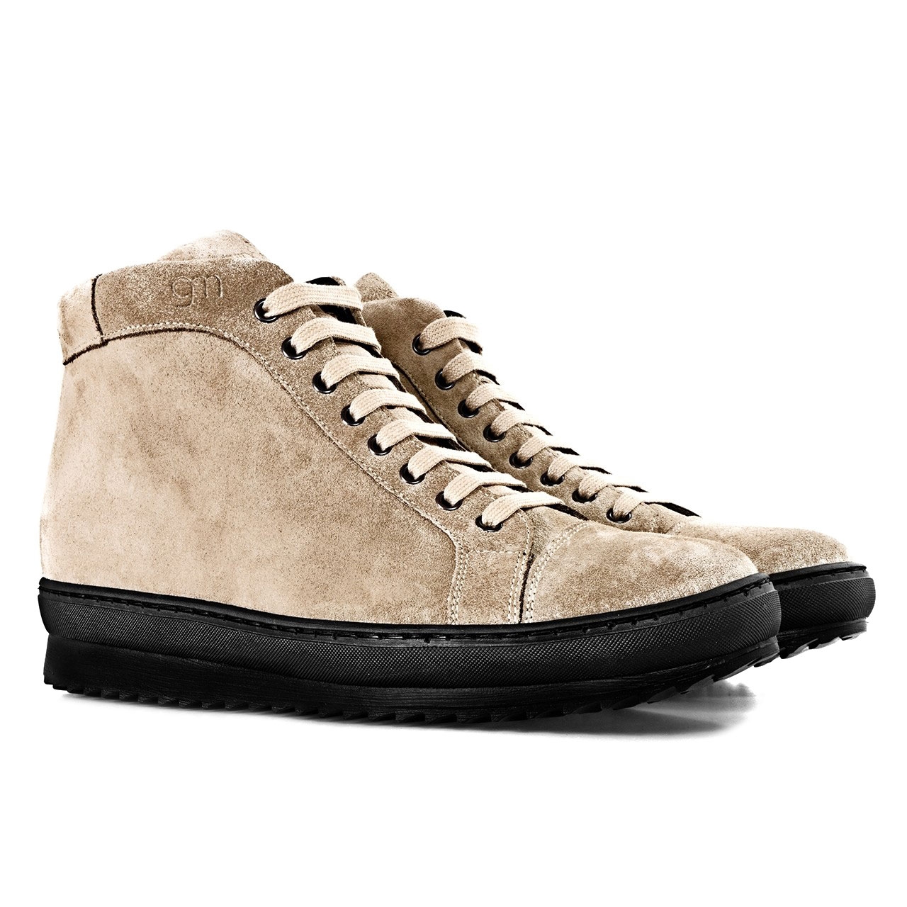 Stamford - Elevator Sneakers in Suede Leather from 2.4 to 3.1 inches