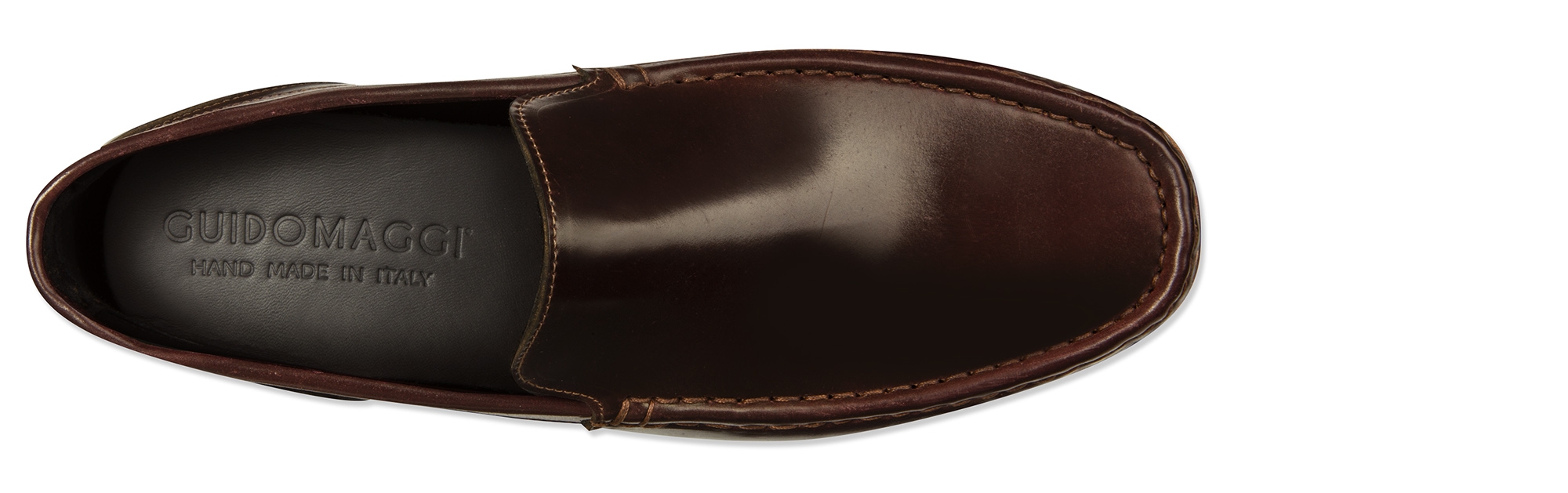 FARAONE - Elevator Loafers in Shell cordovan Leather up to 2 inches