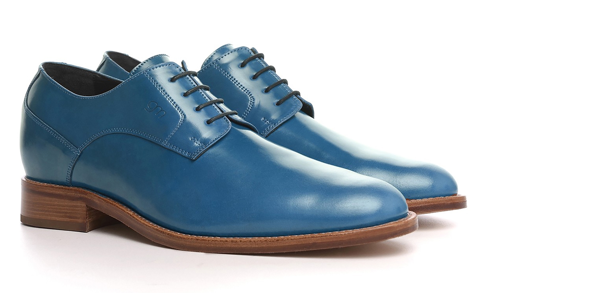 Charleroi - Classiche rialzate da uomo in Pelle Cordovan da 6 a 8 cm più alto