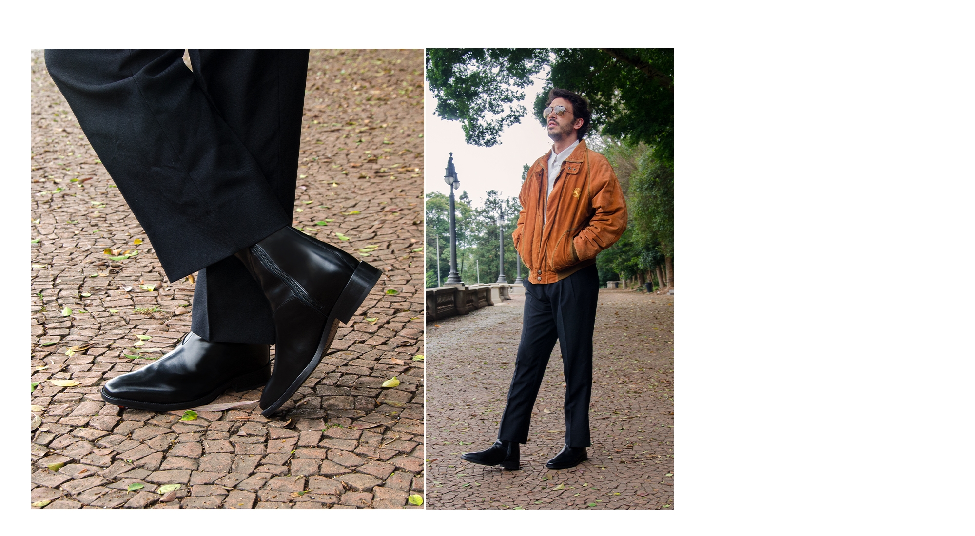 Galt - Chelsea Boots Rehaussantes en Cuir Brossé de 6 cm à 10 cm en plus