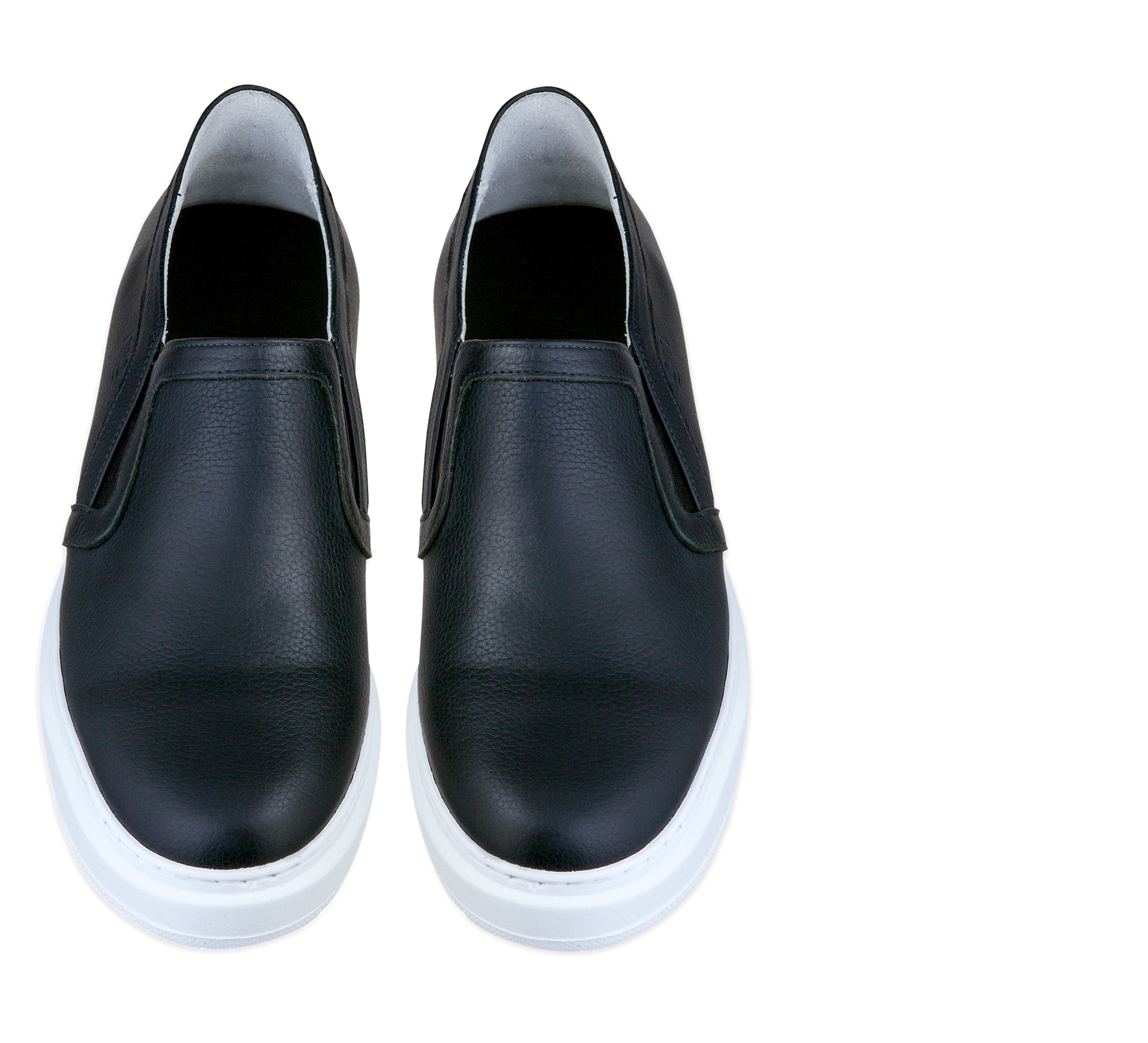 Belo Horizonte - Elevator Slip-Ons in Full Grain Leather up to 6 cm
