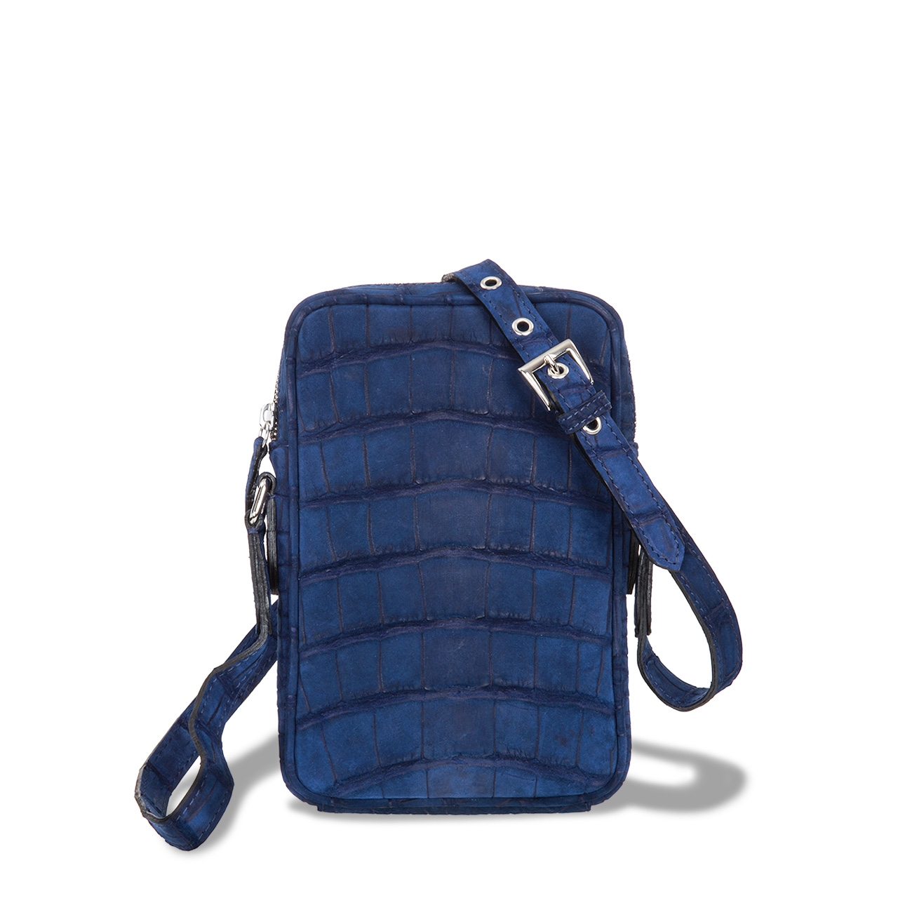 Laucala Island - Messenger Bag in crocodile Leather