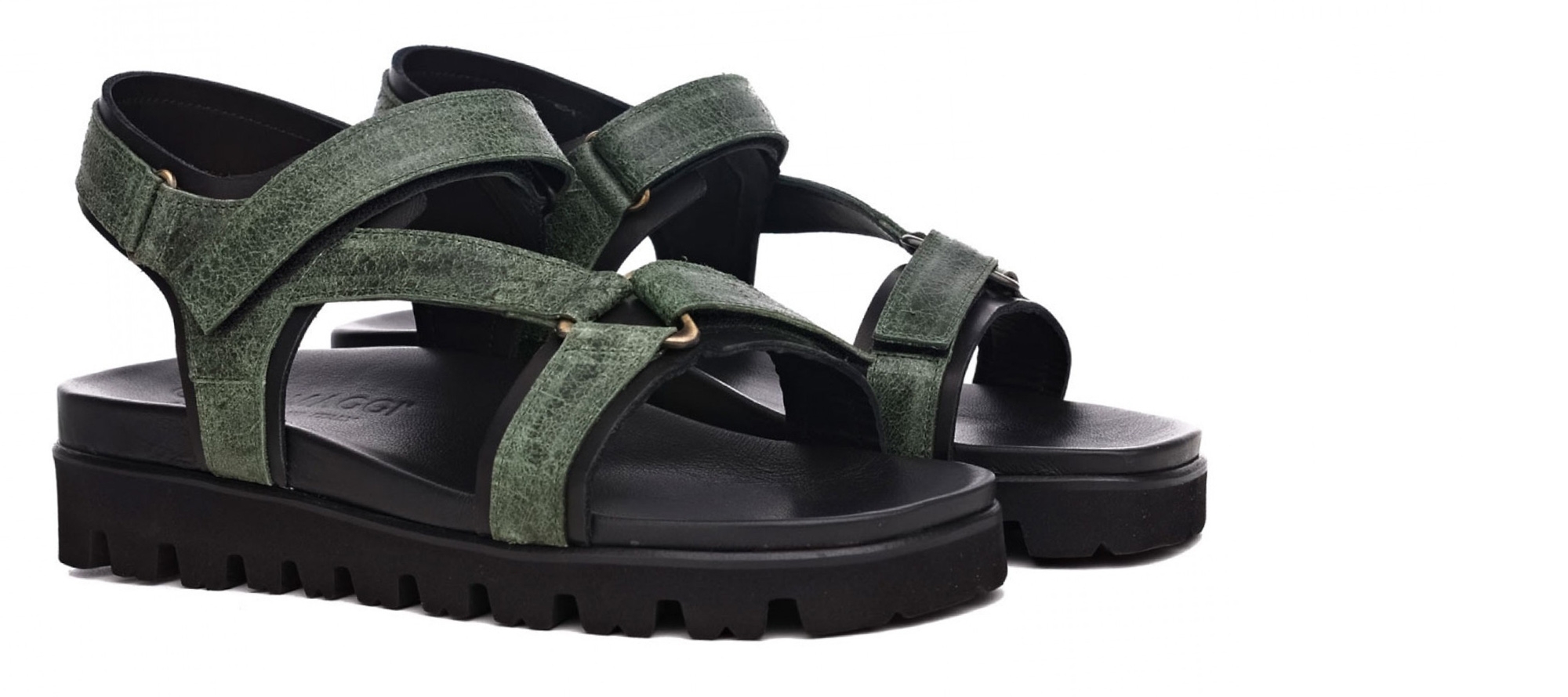 Montego Bay -sandali con rialzo in Pelle fino a 6 cm più alto