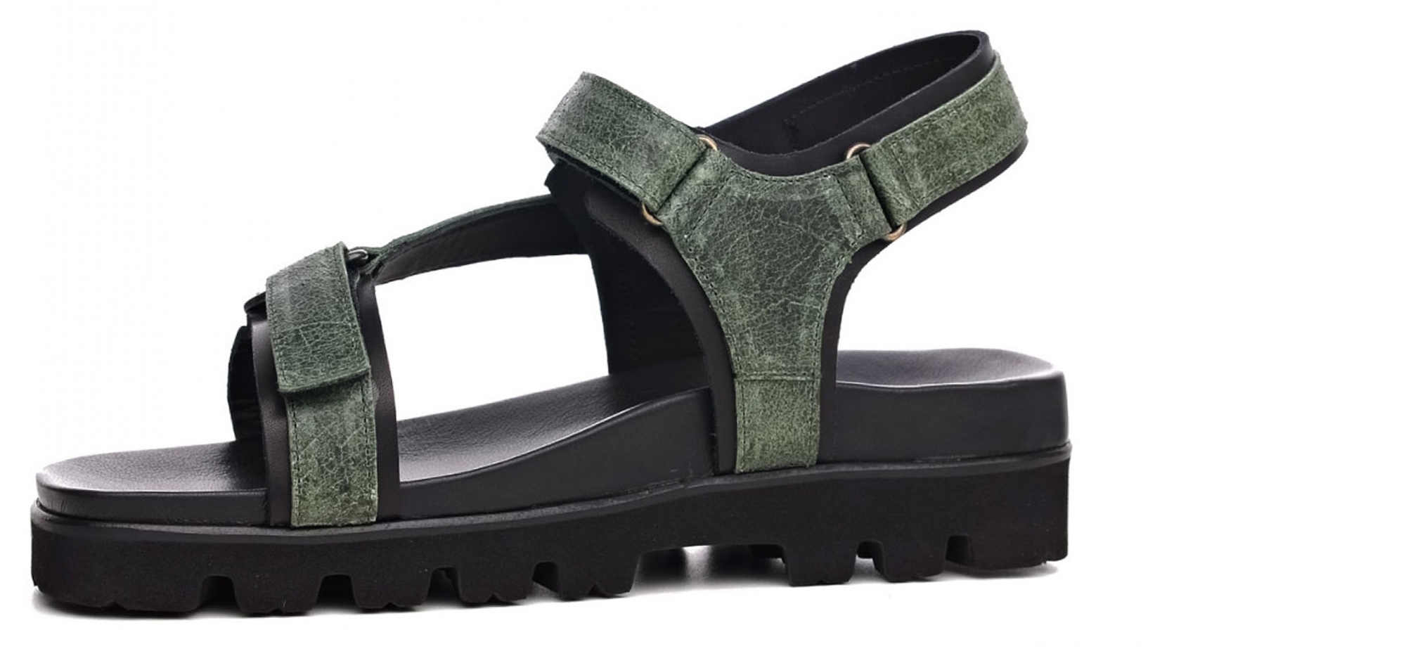 Montego Bay -sandali con rialzo in Pelle fino a 6 cm più alto