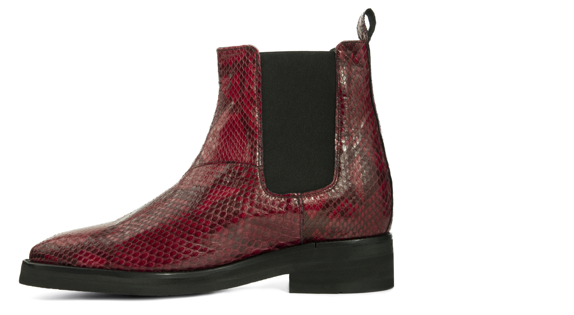 Afrin - Chelsea Boots rehaussantes en Cuir Python Jusqu'à 11 cm en plus