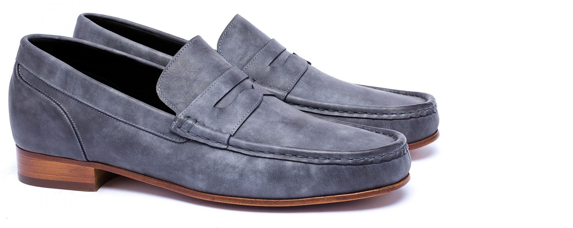  Guangdong - Elevator Loafers in Full Grain Leather up to 6 cm
