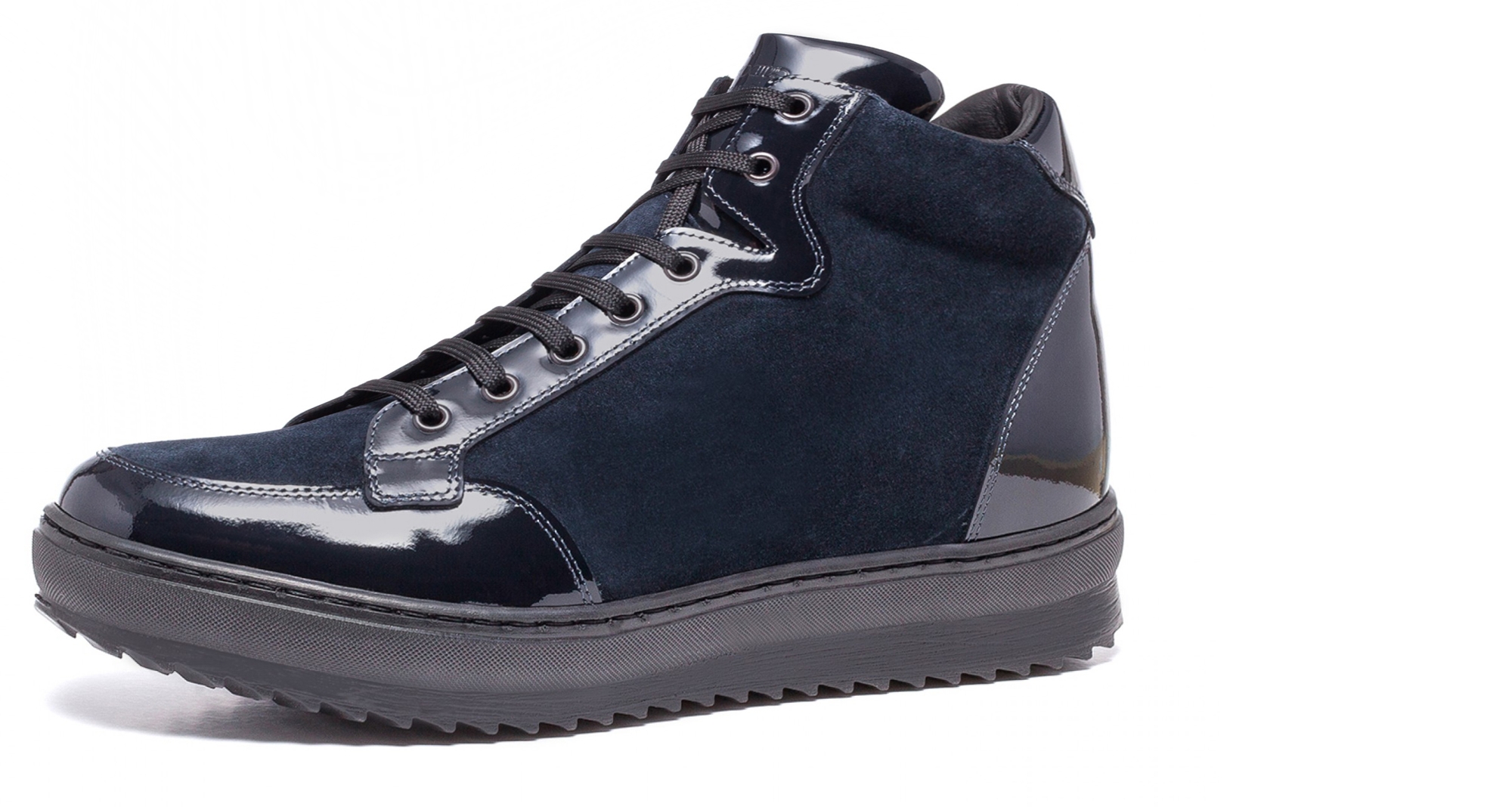 Daytona - Baskets rehaussantes en Mélange de cuirs de 6 cm à 10 cm en plus