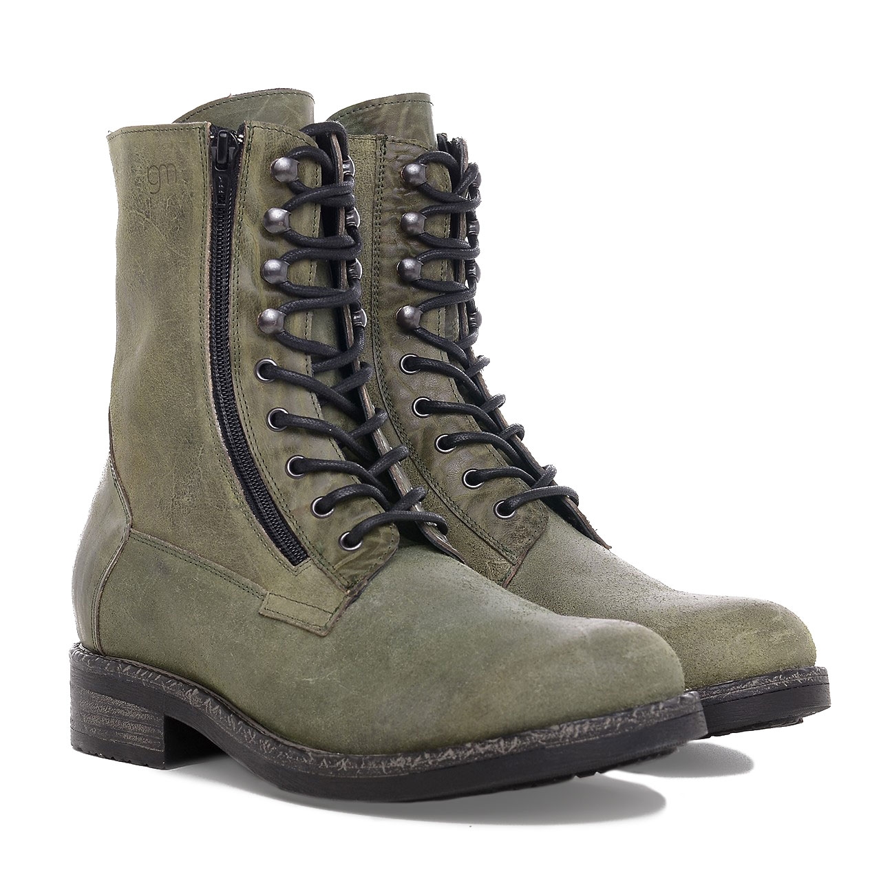 Dortmund - Elevator Boots in Cordovan Leather from 2.4 to 4 inches