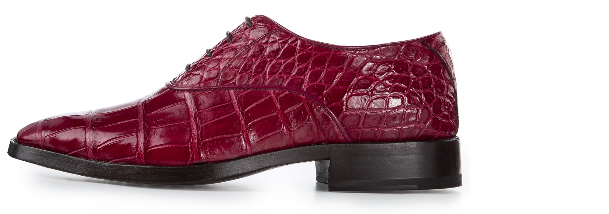 ANDRETTA - SCARPE CON RIALZO IN PELLE COCCODRILLO DA 6 A 8 CM PIÙ ALTO