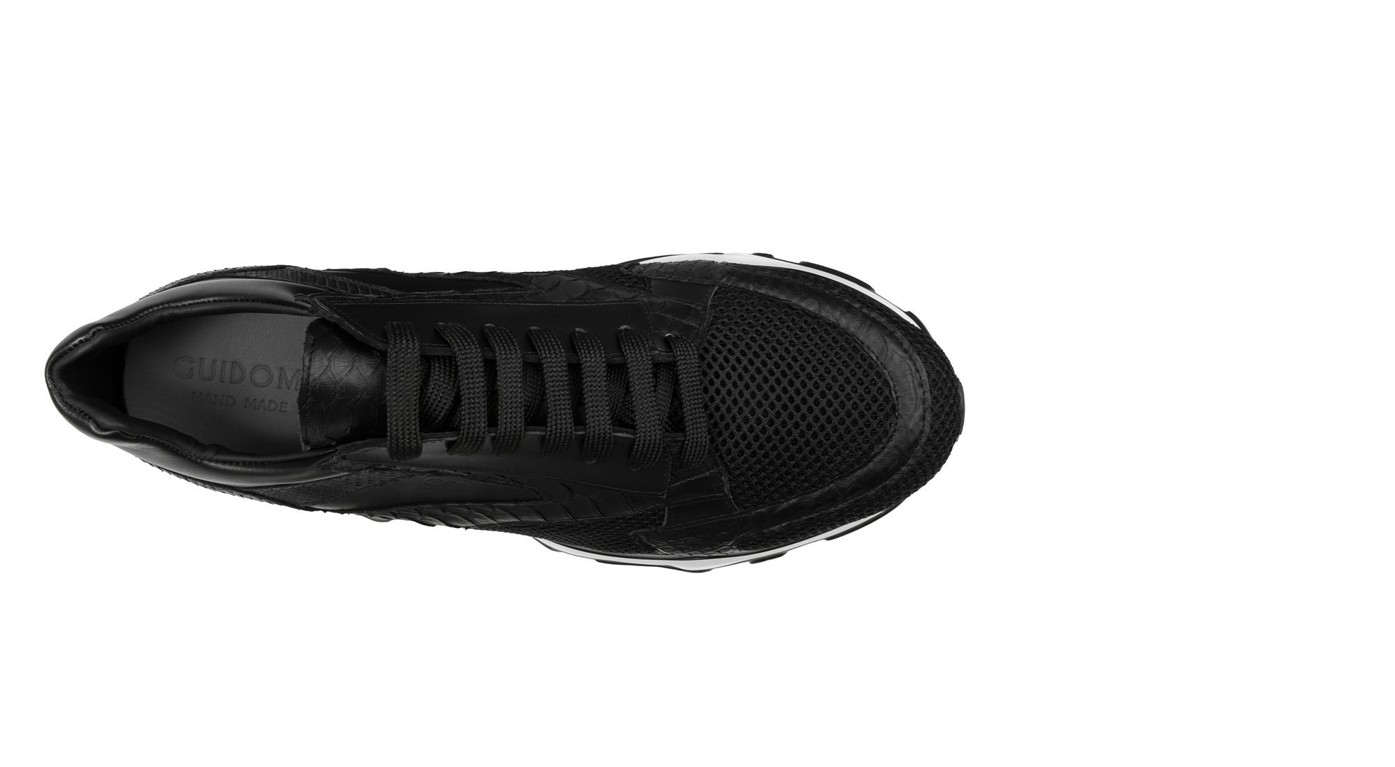 Corvara - Elevator Sneakers in Mix of leathers/fabric from 2.4 to 4.3 inches 