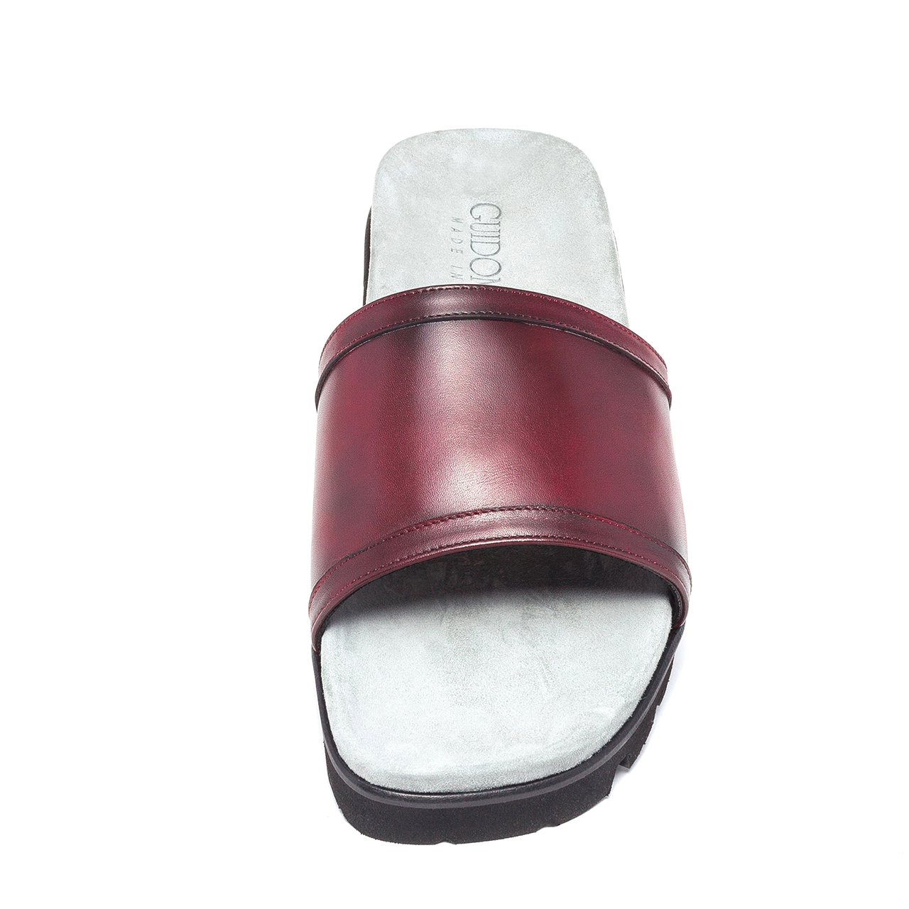 Auckland - Elevator Sandals in Full Grain Leather up to 2 inches