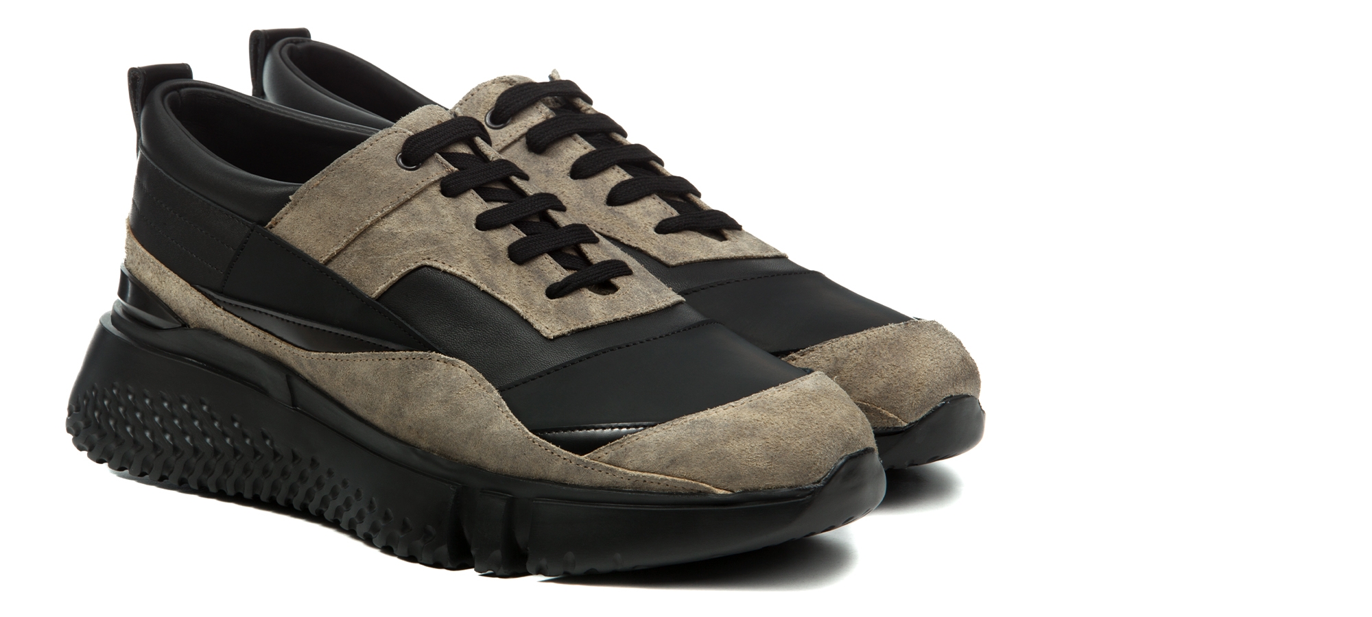Jupiter - Elevator Sneakers in Mix of leathers from 2.4 to 4 inches