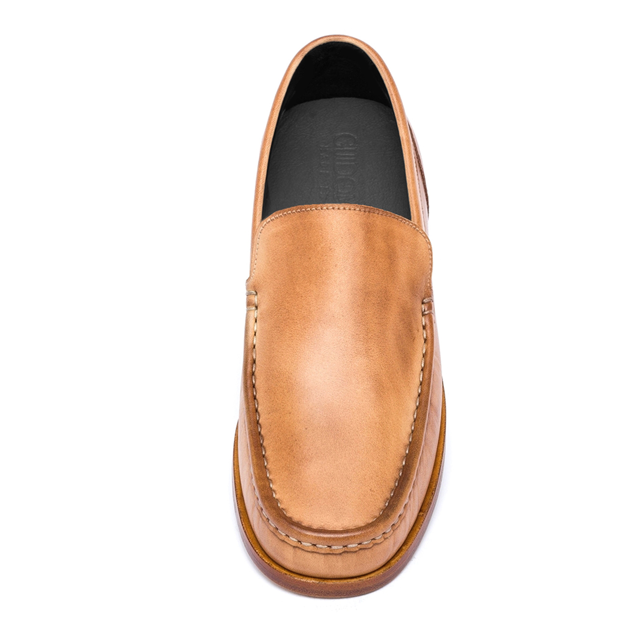  Nile - Elevator Loafers in Full grain Leather up to 2.6 inches