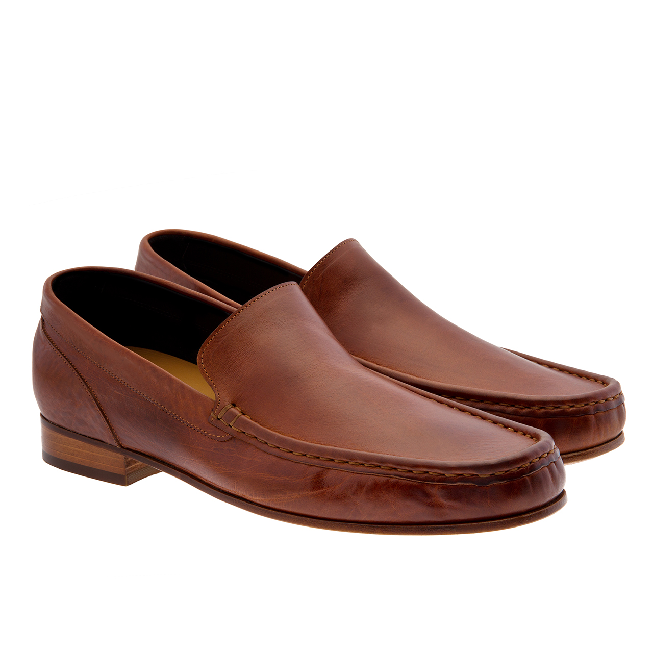 Delhi - Mocassins rehaussants en Cuir Cordovan jusqu'à 6,5 cm en plus