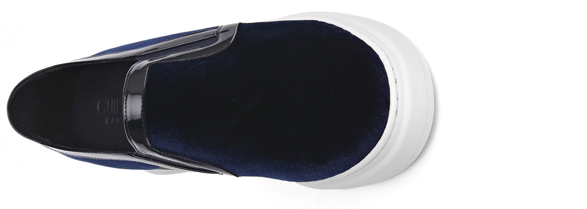 Cadiz - Slip-Ons con rialzo in Mix Pelle/Tessuto fino a 6,5 cm più alto