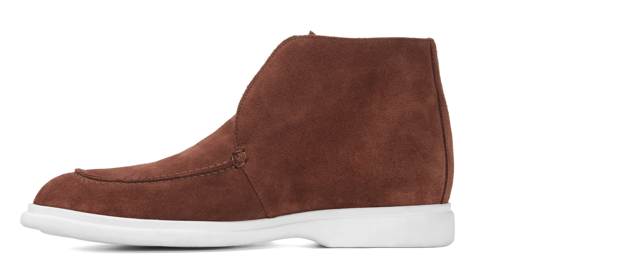 Bauxite - Bottines Courtes rehaussantes en Cuir Daim de 6 cm à 8 cm en plus