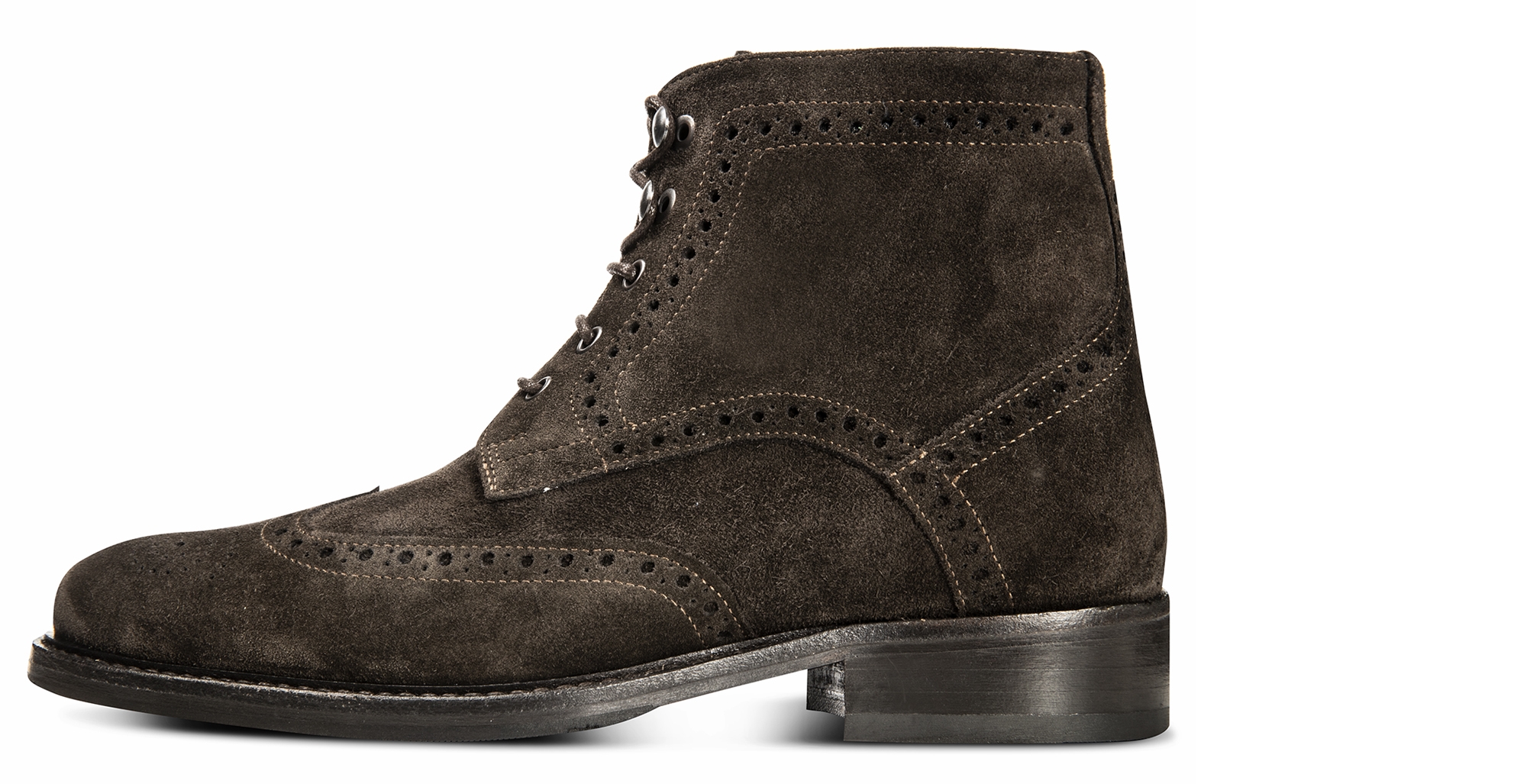 Adams - Bottines rehaussantes en Cuir Daim de 8 cm à 10 cm en plus