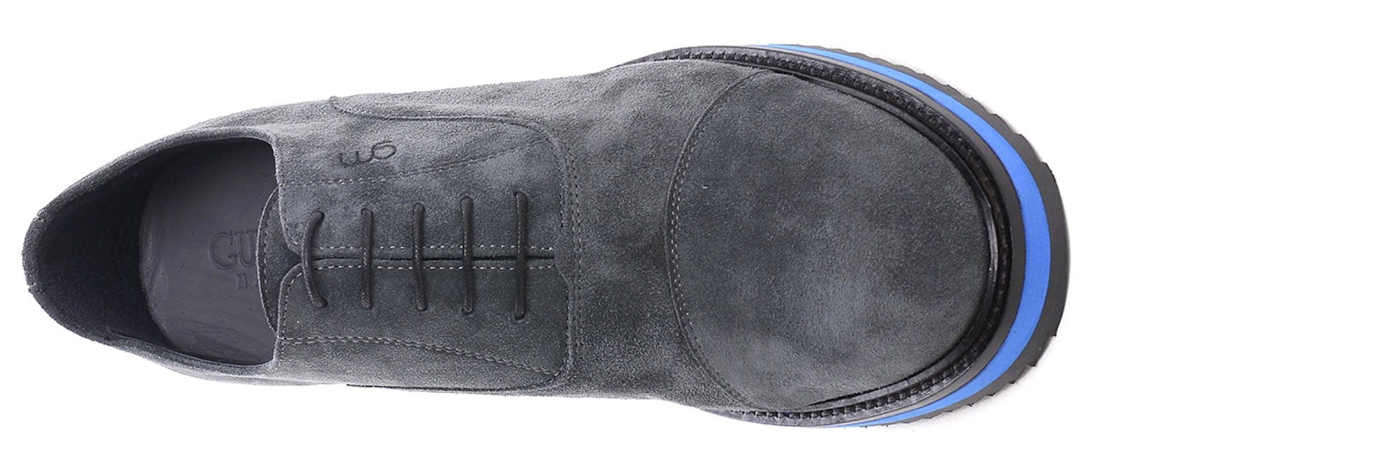 Bergamo - Elevator Shoes in Suede Leather from 2.4 to 3.1 inches