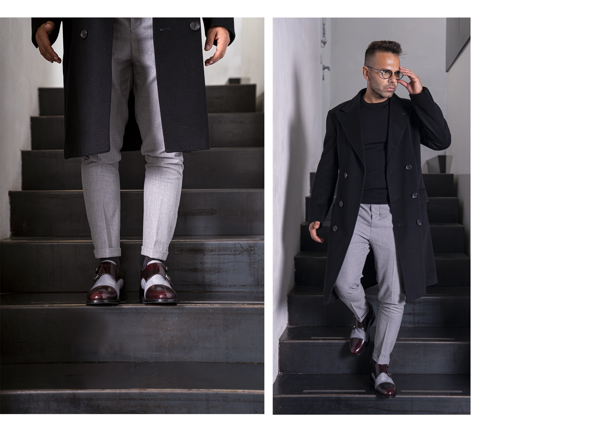 Duque - Scarpe Classiche con rialzo in Mix Pelle/Pelle Da 6 a 8 cm più alto