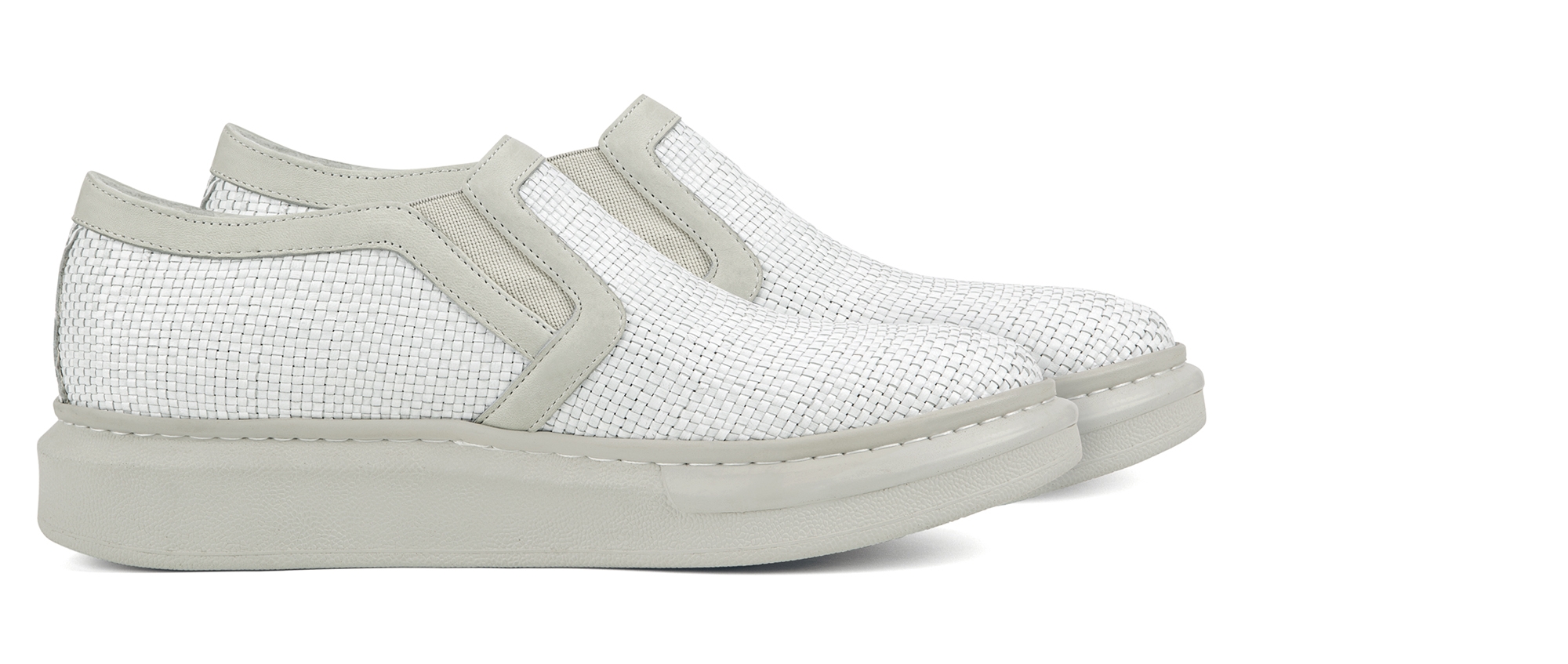 Cala di Volpe -Slip-on con rialzo in Mix Pelle fino a 6 cm più alto