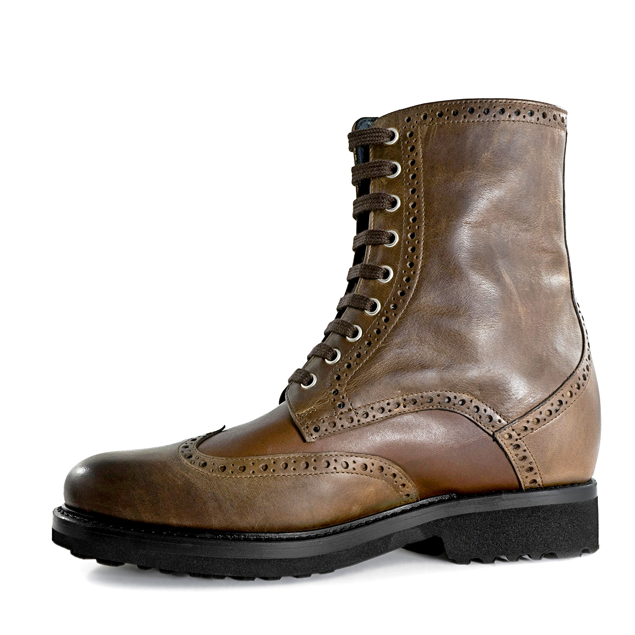 Coventry - Elevator Boots in Mix of leathers from 2.4 to 4 inches