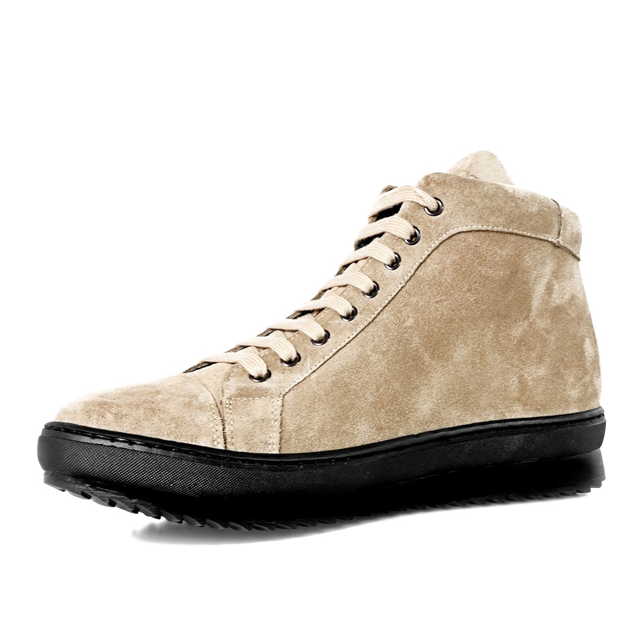 Stamford - Elevator Sneakers in Suede Leather from 2.4 to 3.1 inches