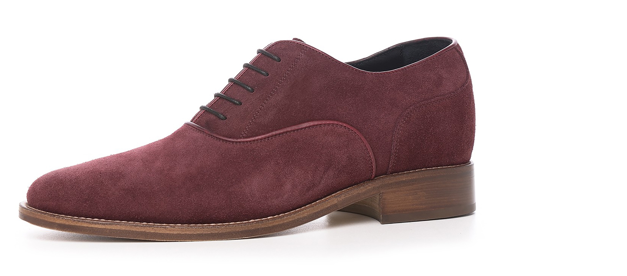Belluno - Chaussures Classiques rehaussantes en Cuir Daim jusqu'à 8 cm en plus