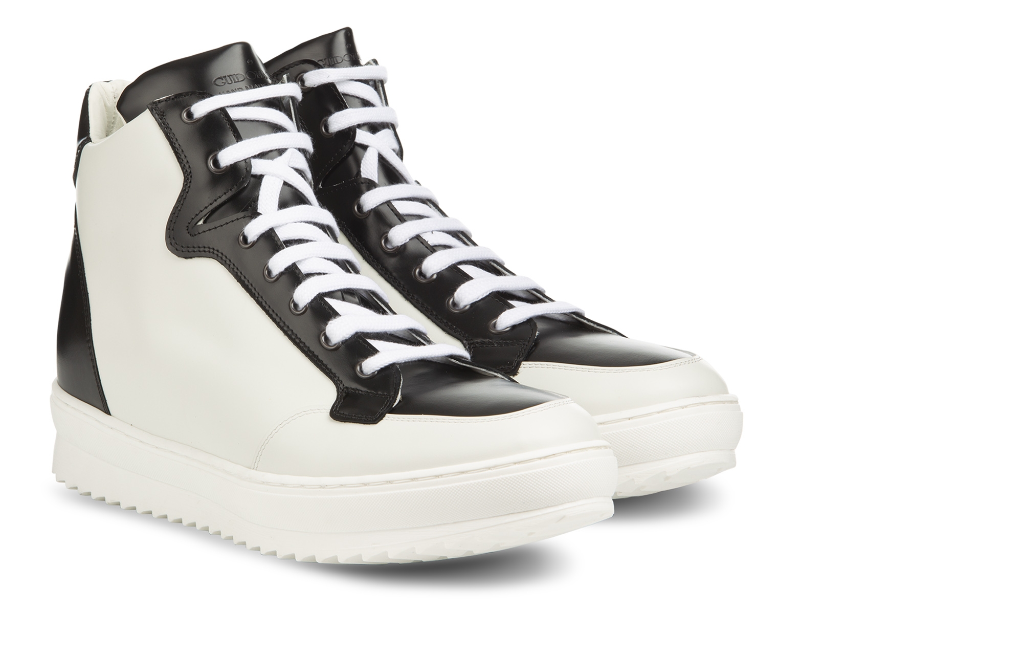 Florida - Elevator Sneakers in Mix of leathers from 2.4 to 4 inches