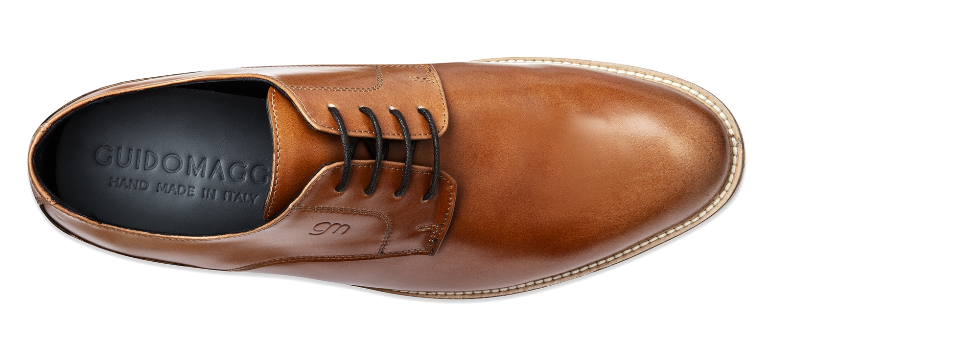 Anglet - Scarpe Classiche con rialzo in Pelle Shell Cordovan da 6 a 8 cm più alto
