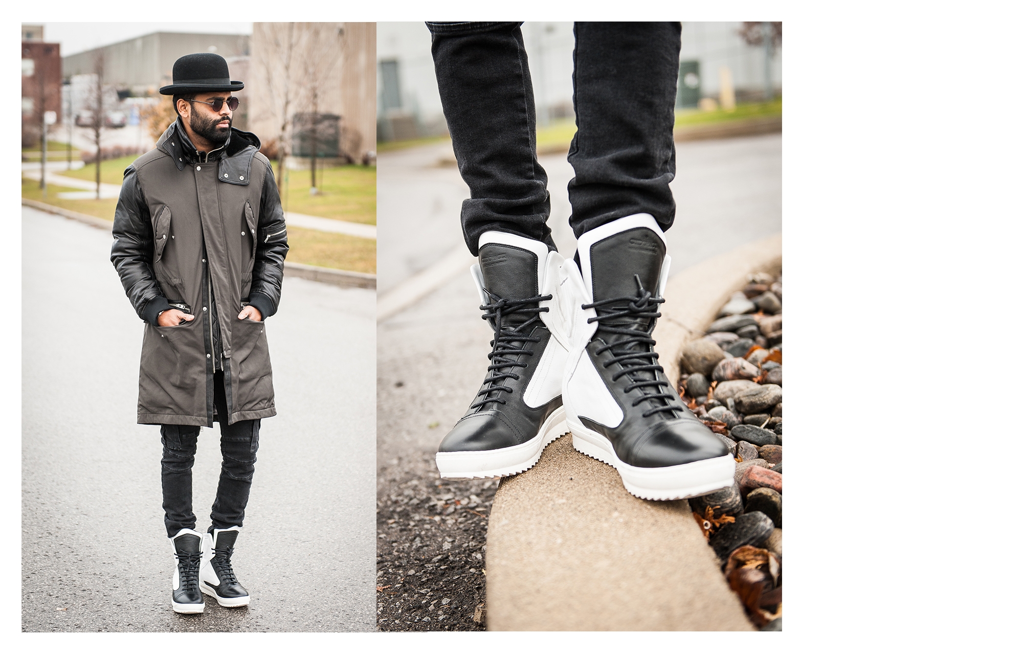 Dope - Elevator Sneakers in Full Grain Leather from 2.4 to 4 inches