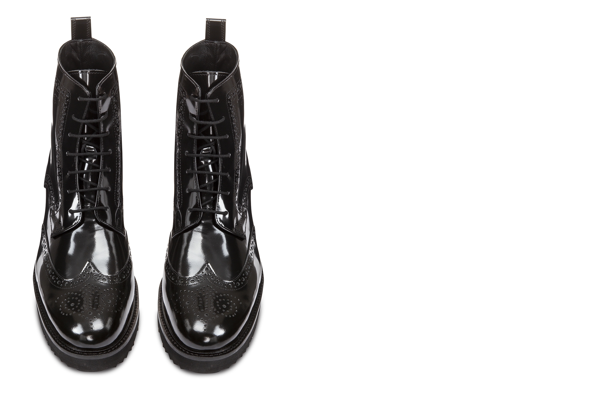 Almas Tower - Elevator Boots in Brushed Leather from 2.4 to 4 inches