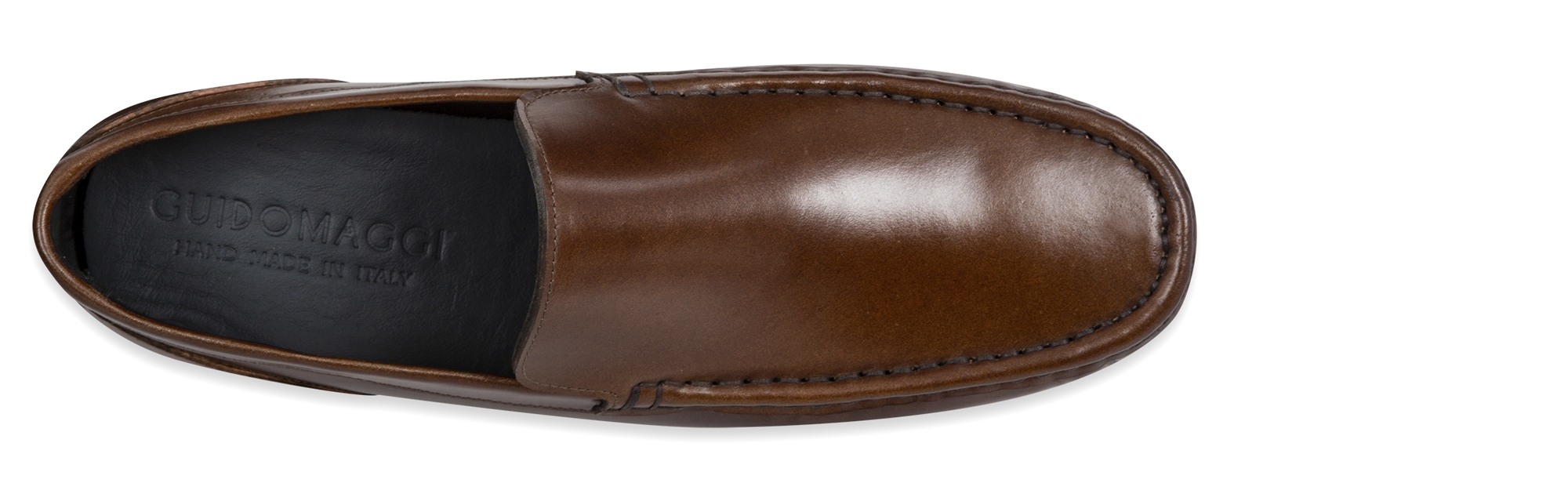 Fujaira -  Mocassins rehaussants en Cuir Shell Cordovan jusqu'à 6,5 cm en plus