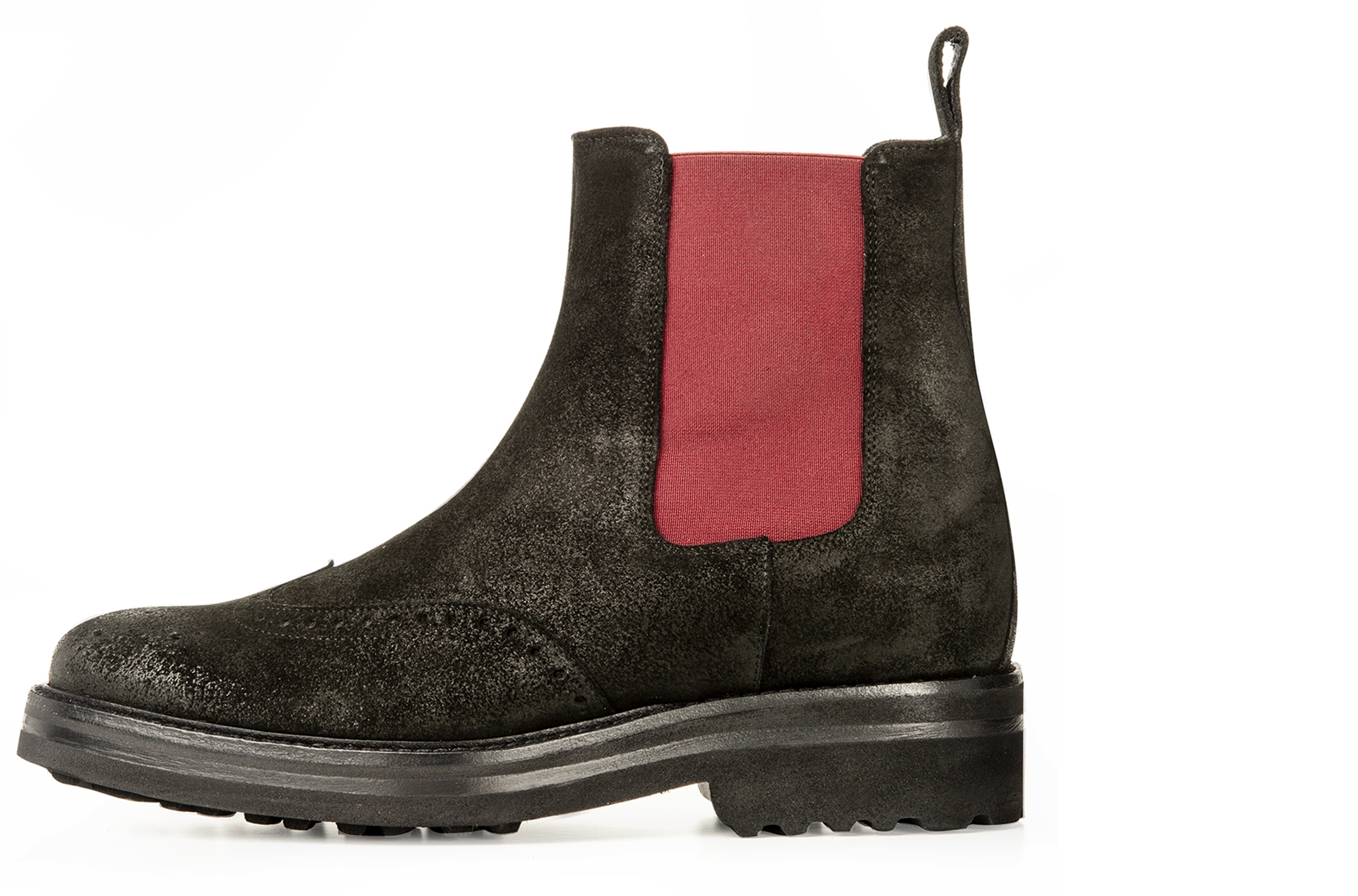 Annapolis - Elevator Boots in Suede Leather from 2.4 to 4 inches